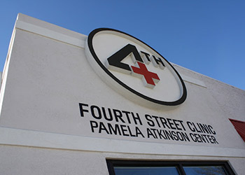 branding signage on 4th street clinic